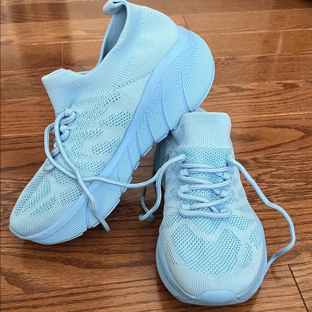 Bright Blue Athletic Sneakers